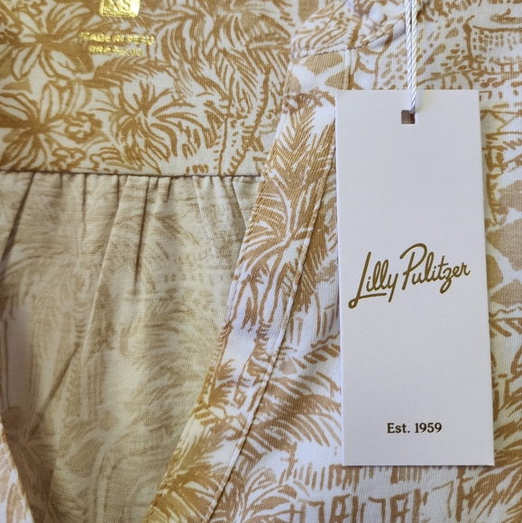 NWT Lds. Lily Pulitzer Dev Sandbar "Palm Beach" sleevless dress Sz.XS - Picture 5 of 5